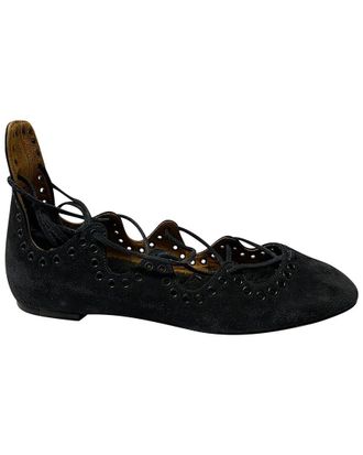 Isabel Marant Womens Suede Lace-Up Flat (Authentic Pre-Loved)