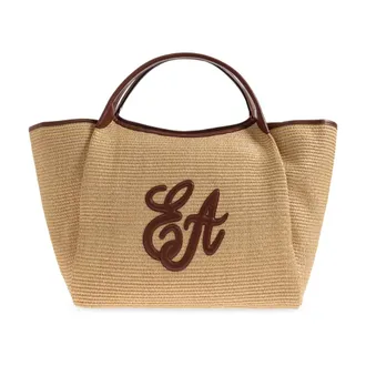 Emporio Armani Tote Bags, female, Beige, Size: ONE SIZE Shopper Bag