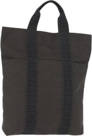 Herm&egrave;s Pre-owned Tote Bags, female, Gray, Size: ONE SIZE Pre-owned Fourre-tout Herline
