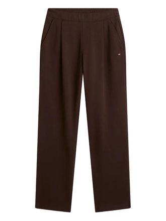Tommy Hilfiger logo-detail trousers - men - Fabric - S - Brown