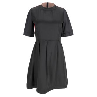 Marni Marni Color-Block Mini A-lijn Jurk in Zwart en Roze Acetaat