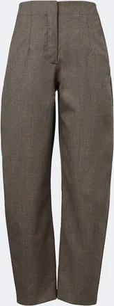Jacquemus Pantalones barrel Citta de algod&oacute;n