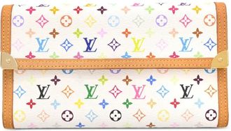 Louis Vuitton Portafoglio Porte Tresor con monogramma 2004 - Bianco