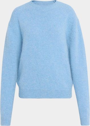 Toteme Classic Alpaca-Blend Crewneck Sweater