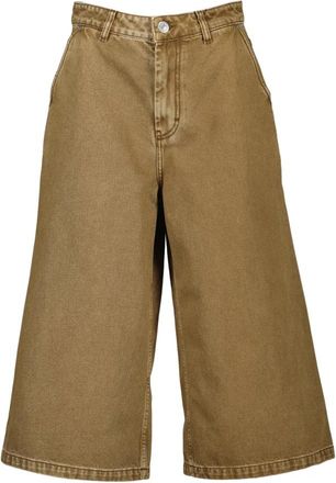 Ami Bermuda Long - Dames - Denim shorts - Bruin - W25 - Denim - Korte Broeken