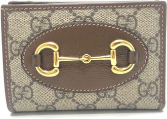 Gucci Gg Supreme Brown Gg Supreme Wallet (Bi-Fold) (Pre-Owned)