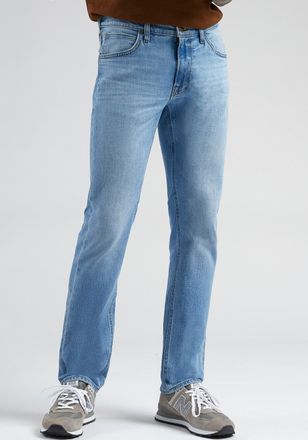 Lee Regular-fit-Jeans LEE DAREN ZIP FLY, Herren, Gr. 30, L&auml;nge 34, gelb (powder), Denim/Jeans, Obermaterial: 99% Baumwolle, 1% Elasthan, regular fit lang,