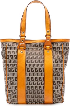 Fendi Tweedehands Zucchino Canvas Tote