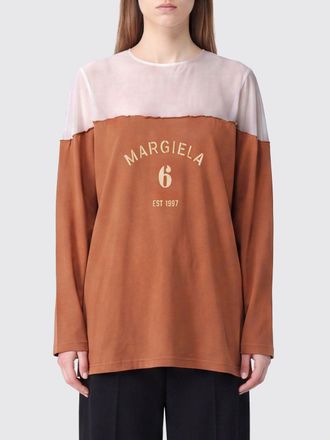 Maison Margiela T-shirts in jersey di cotone con logo