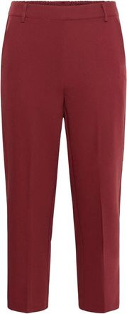 Kaffe Pantalones Cortos - Trousers - Mujer - Rojo - 2XL
