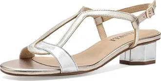 Vaneli Hollis Womens Slip-on Dress Shoes Silver Mercury Combo : 9.5 N (AA), Leather