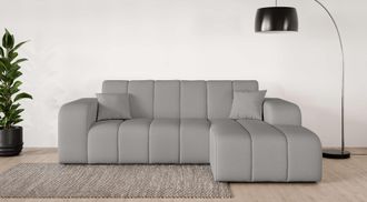 Inosign Ecksofa »CASSY L-Form, Schlafsofa mit Bettkasten, Masse B/T/H: 245/165/88 cm« mit 2 Rückenkissen, Recamiere rechts oder links bestellbar