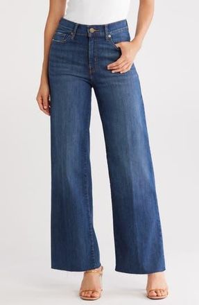 Frame Denim Slim Palazzo Wide Leg Jeans in Aspire Raw After at Nordstrom Rack, Size 24