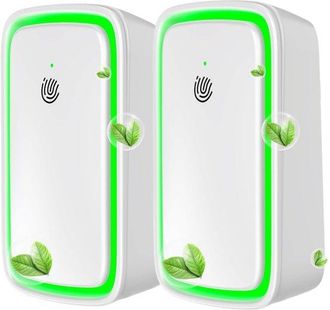 OEM Purificador De Aire De Iones Negativos Enchufable (paquete De 2), Purificador De Aire, Purificador De Aire De Iones Negativos, Blanco