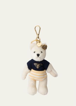 Prada Teddy Bear Keychain Bag Charm