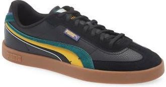 Puma Club II Era Sneaker in Puma Black-Dark Myrtle-Gold at Nordstrom Rack, Size 11.5