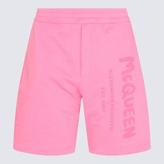 Alexander McQueen Pink Cotton Track Pants