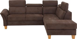 HOME AFFAIRE Ecksofa »Conville L-Form« Federkern, wahlweise mit Bettfunktion und Bettkasten bzw. Stauraum