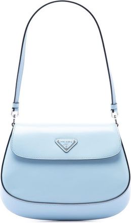 Prada Pre-owned Prada Spazzolato Leather Cleo Flap Shoulder Bag Ladies PAQKQYXWJGHN4LVD
