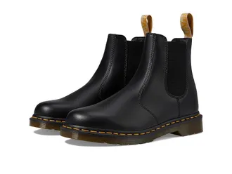 Dr. Martens 2976 Vegan Chelsea Boot Lace-up Boots Black Felix Rub : UK 9 (US Mens 10 - US Womens 11) Medium, Synthetic