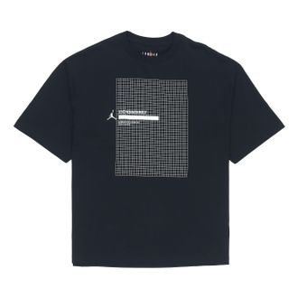 Nike Jordan Air Jordan 23 Engineered mesh Sports Round Neck Short Sleeve Black DA9870-010