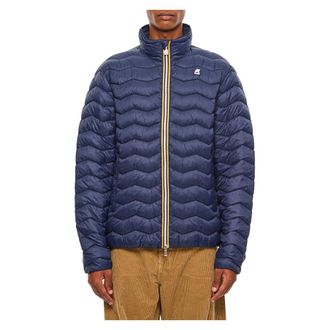 K-Way Heren, Jassen, Blauw, Maat: 2XL Nylon