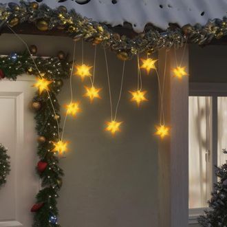 vidaXL L&aacute;mpara De Navidad 10 Leds Amarillo 10 Cm Vidaxl
