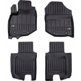 OEM Alfombras De Goma, Alfombras De Puerta Honda Jazz 3 2007-2014 3d Trough