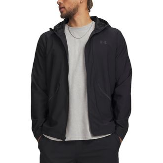 Under Armour Unstoppable Hooded Jacket in Black at Nordstrom, Size Xx-Large