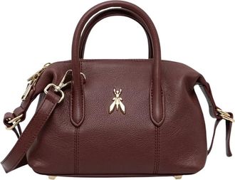 Patrizia Pepe Crossbody Tas - Dames - Handtassen - Rood - ONE Size - Leer - Tassen
