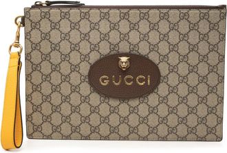 Gucci Pre-owned Gucci GG Supreme Neo Vintage Clutch Unisex 6DP9AV79VHCRSCUE