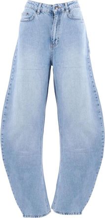 Rotate Wide Jeans - Dames - Loose Fit Jeans - Blauw - W28 - Denim - Jeans