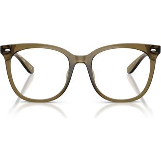 Ray-Ban 53mm Square Optical Glasses in Green at Nordstrom