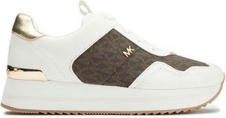 Michael Kors Womens Raina Trainers - White Textile - Size UK 7.5