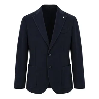 Lubiam Giacca monopetto - - Jackets - Uomo - Blu - XL