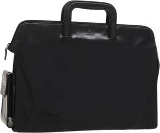 Gucci Pre-owned Handbags, female, Black, Size: ONE SIZE Pre-owned Nylon Handbag