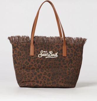 MC2 Saint Barth Borsa in cotone con logo ricamato