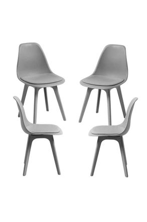 Regalos Miguel Packs Sillas Comedor - Pack 4 Sillas Dami Suprym - Gris Oscuro