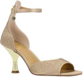 J. Rene&eacute; Lantana Ankle Strap Sandal in Beige at Nordstrom Rack, Size 8.5 B