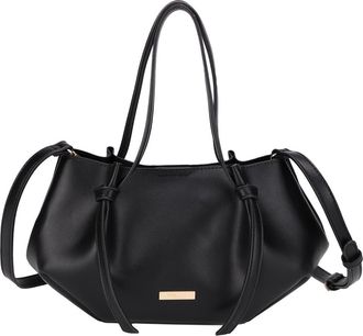 Mali + Lili Mini Lou Lou Vegan Leather Tote in Black at Nordstrom