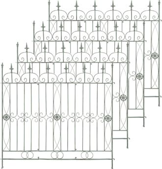 Clp Clp - Set De 4 Vallas De Jard&iacute;n Mangold Verde Antiguo