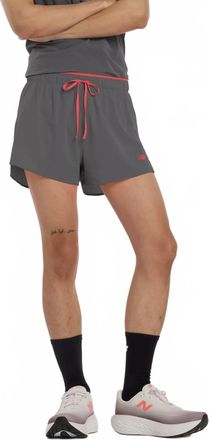 New Balance Rc Ultra Light Split Short In Urgent Red