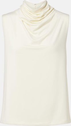 Altuzarra Top Holt drapeado de cuello alto