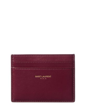 Saint Laurent Paris Leather Card Case