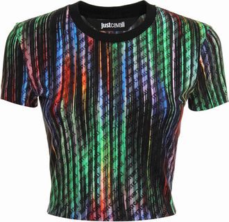 Just Cavalli T-shirts en Polos - Dames - T-shirts - Veelkleurig - XS - Tops