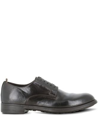 Officine Creative Derby stringate in pelle - Marrone
