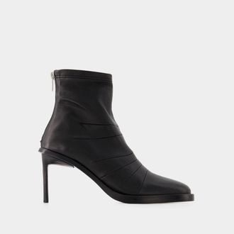 Ann Demeulemeester Hedy Laarzen - Ann Demeulemeester - Leer - Zwart