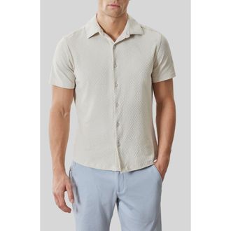 Robert Barakett Levigne Pima Cotton Polo in Swan at Nordstrom, Size Xx-Large