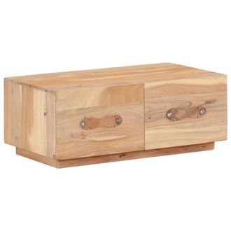 vidaXL Vidaxl - Mesa De Centro De Madera Maciza Reciclada 90x50x35 Cm