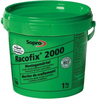Sopro Sopro - Mortero De Montaje Racofix 2000 1: 3 (agua / Mortero) Balde 1kg (por 16)